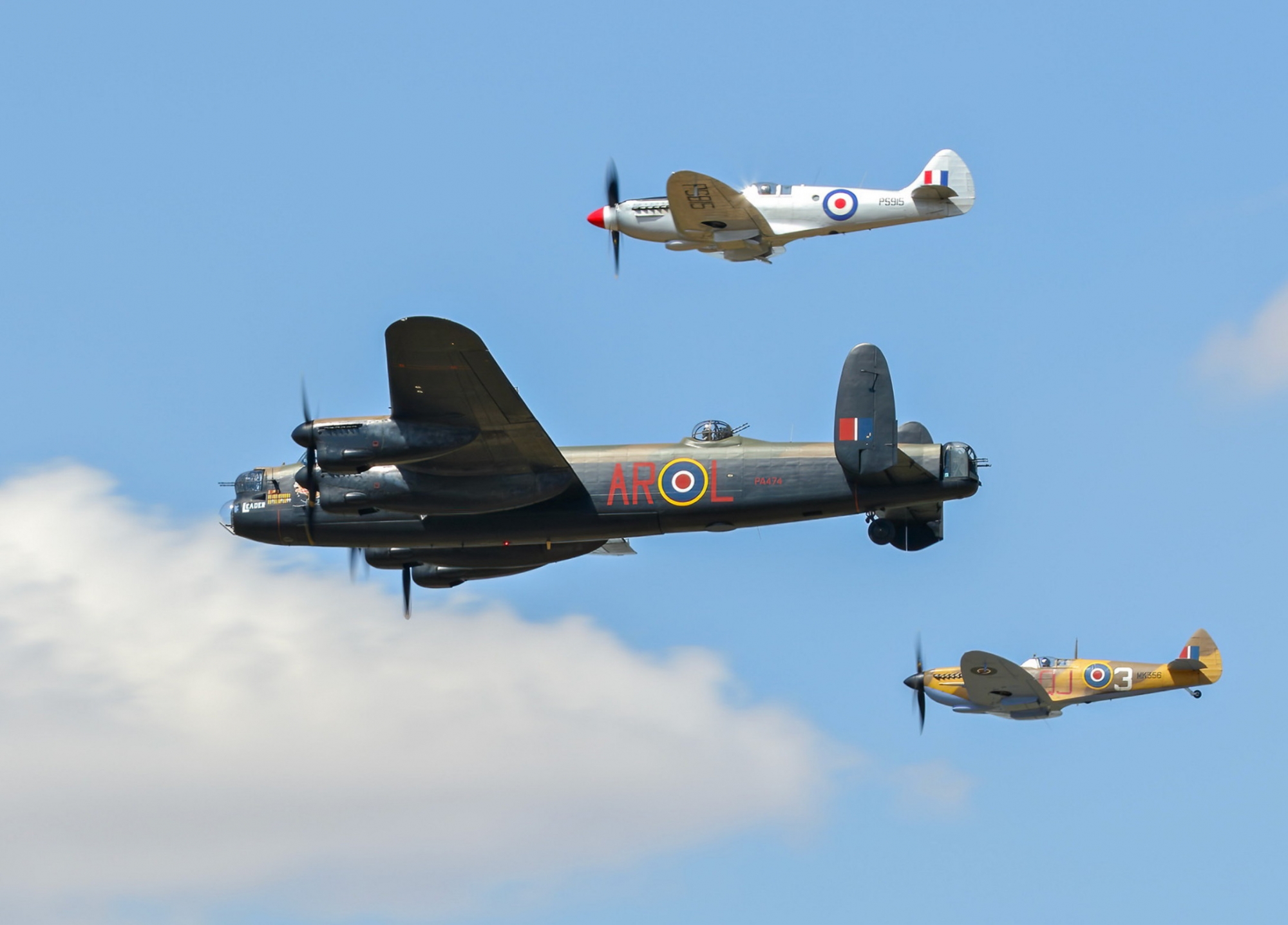 Official Club calendar 2024 cover photo RAF Memorial Flight Club